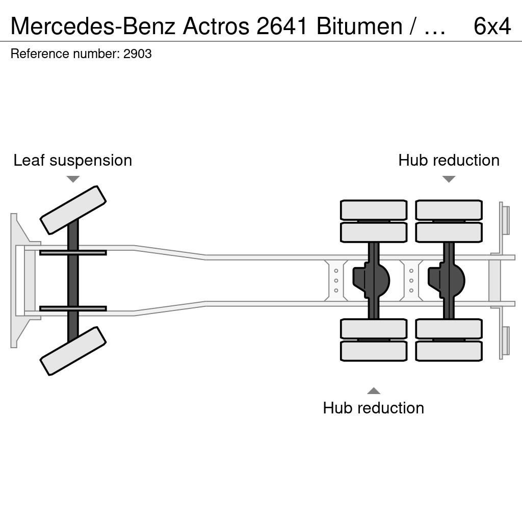 Mercedes-Benz Actros 2641 Bitumen / Asvalt / Asfaltsprayer - EPS 탱커 트럭