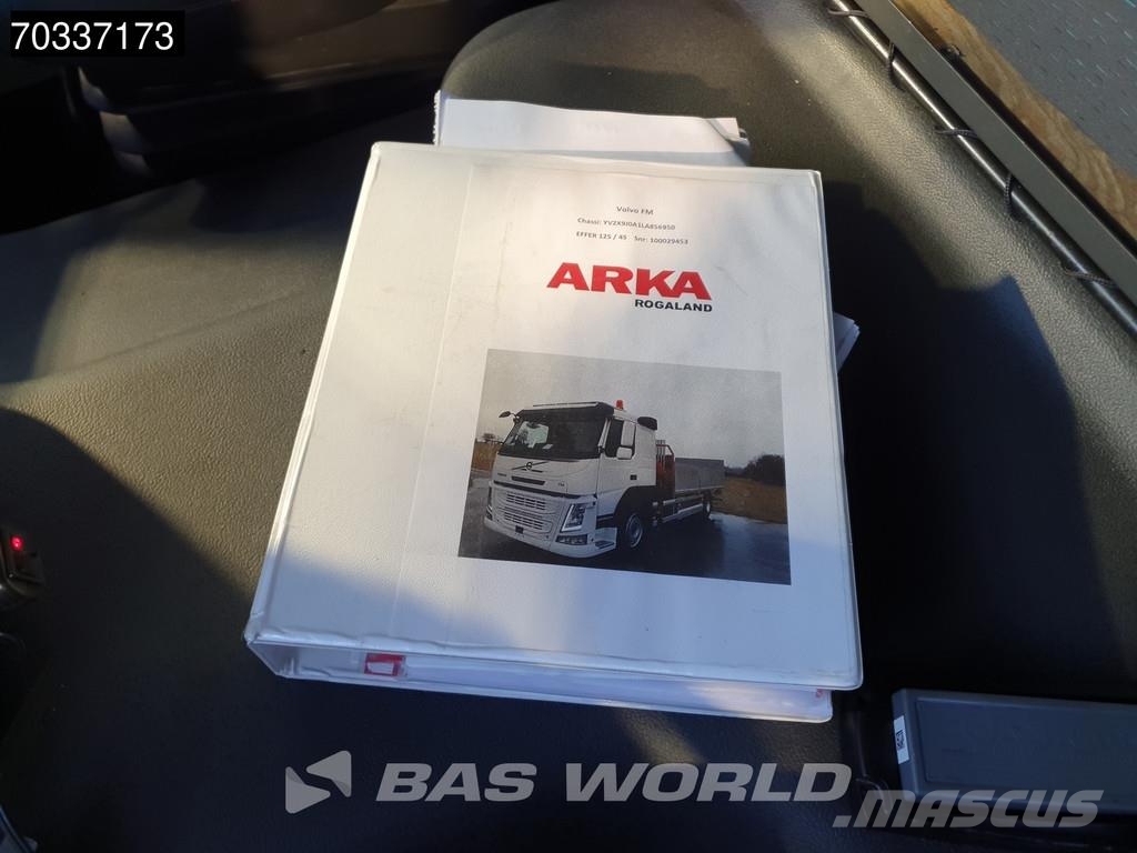 Volvo FM 330 FM 4X2 EFFER 125/4S Crane Kran 1500kg Tailg Platformas/izkraušana no sāniem