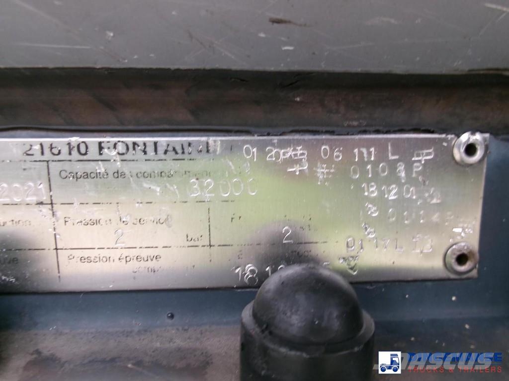Magyar Bitumen tank inox 32 m3 / 1 comp Полуприцепы-Цистерны