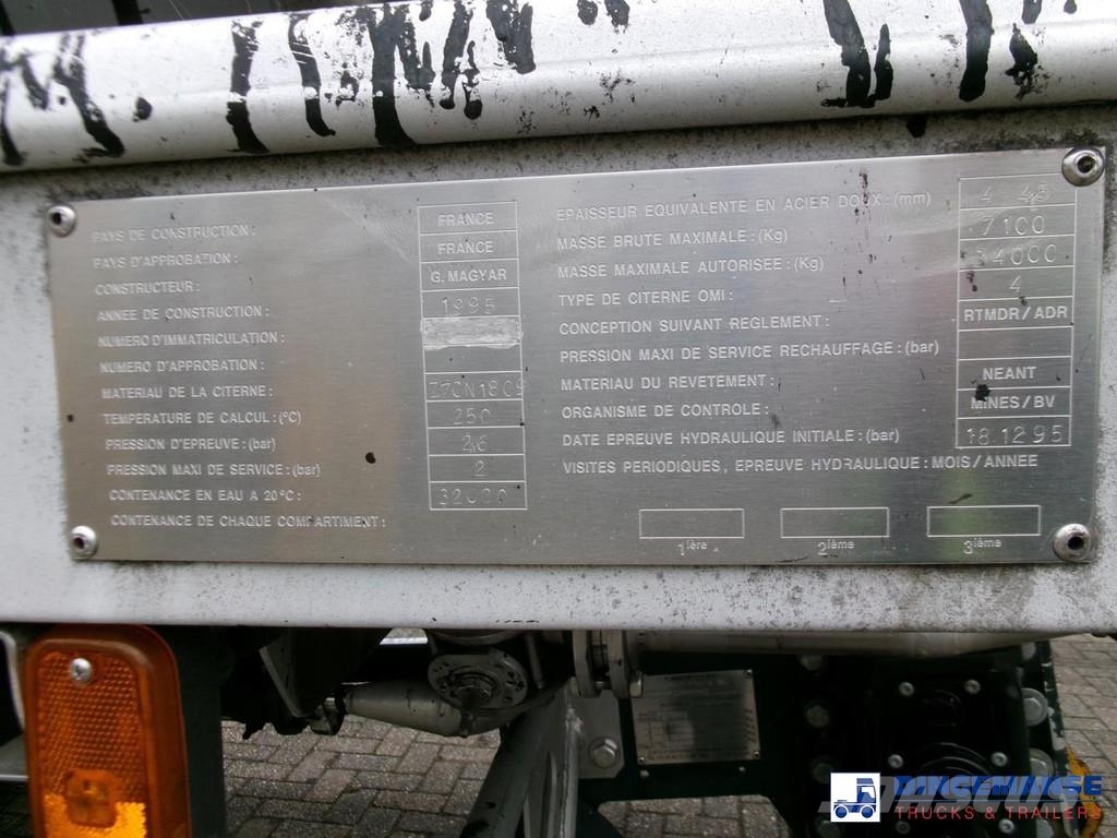 Magyar Bitumen tank inox 32 m3 / 1 comp Полуприцепы-Цистерны