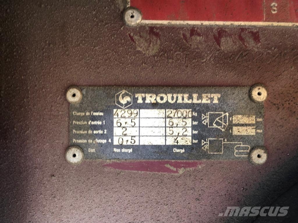 Trouillet ST 33 400 Valníkové návěsy/Návěsy se sklápěcími bočnicemi