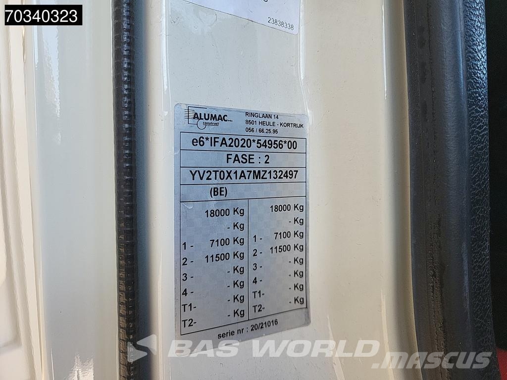 Volvo FL 250 4X2 18tonnner curtainsides 2000kg Ladebordw Tentautod