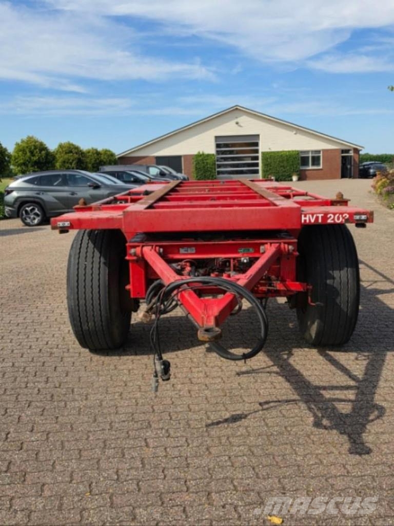 Pacton 2822 C-2 3-axle Pacton container trailer with lift Semirremolques portacontenedores