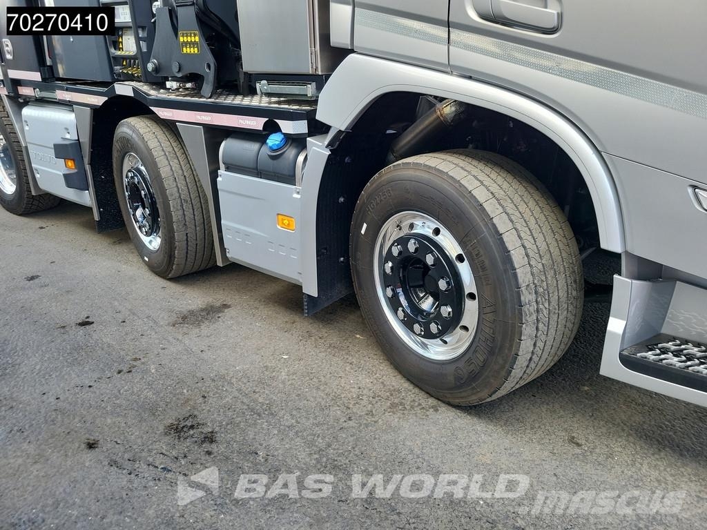 Volvo FM 500 10X4 NEW! Palfinger PK580 TEC + PJ090C JIB 平板栏板货车