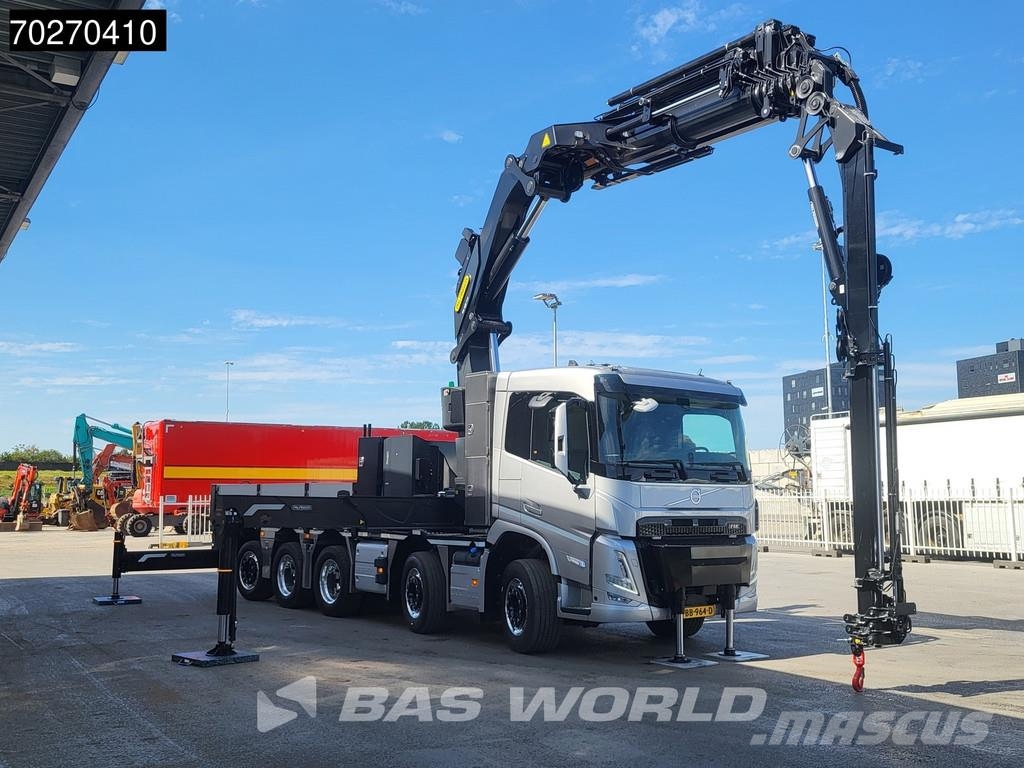 Volvo FM 500 10X4 NEW! Palfinger PK580 TEC + PJ090C JIB Camion con sponde ribaltabili