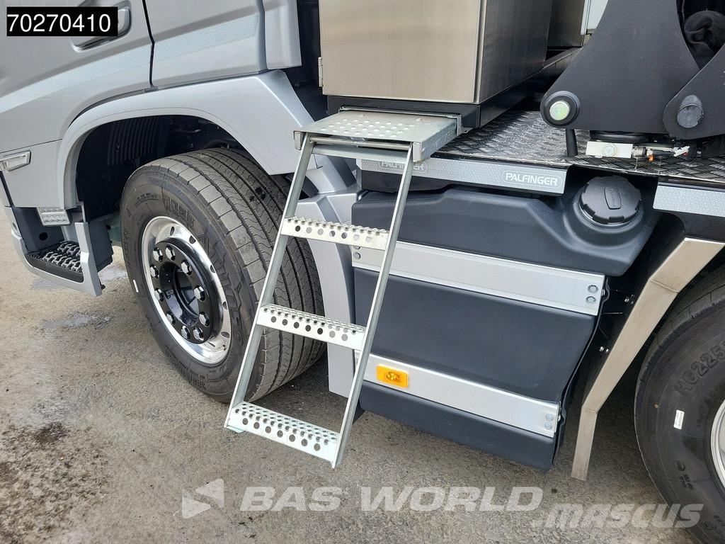 Volvo FM 500 10X4 NEW! Palfinger PK580 TEC + PJ090C JIB 平板栏板货车