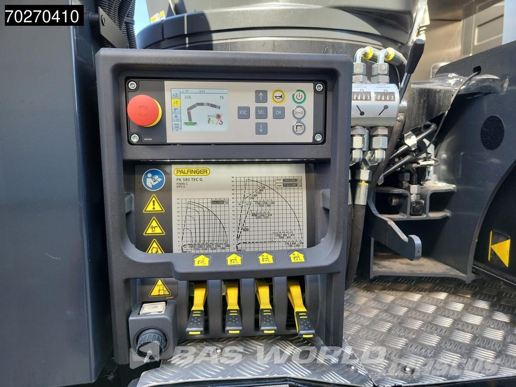 Volvo FM 500 10X4 NEW! Palfinger PK580 TEC + PJ090C JIB 平板栏板货车