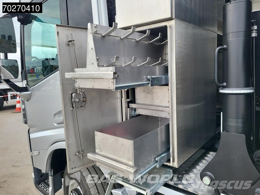 Volvo FM 500 10X4 NEW! Palfinger PK580 TEC + PJ090C JIB 平板栏板货车