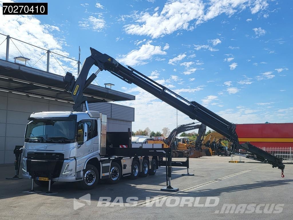 Volvo FM 500 10X4 NEW! Palfinger PK580 TEC + PJ090C JIB Camion con sponde ribaltabili
