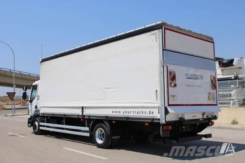 Renault D 240--002-LONAS شاحنات ذات هيكل صندوقي