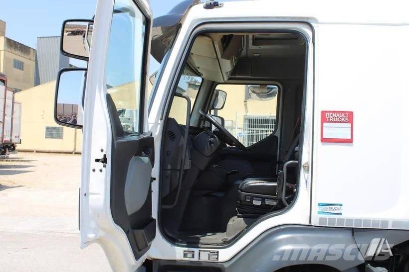 Renault D 240--002-LONAS شاحنات ذات هيكل صندوقي