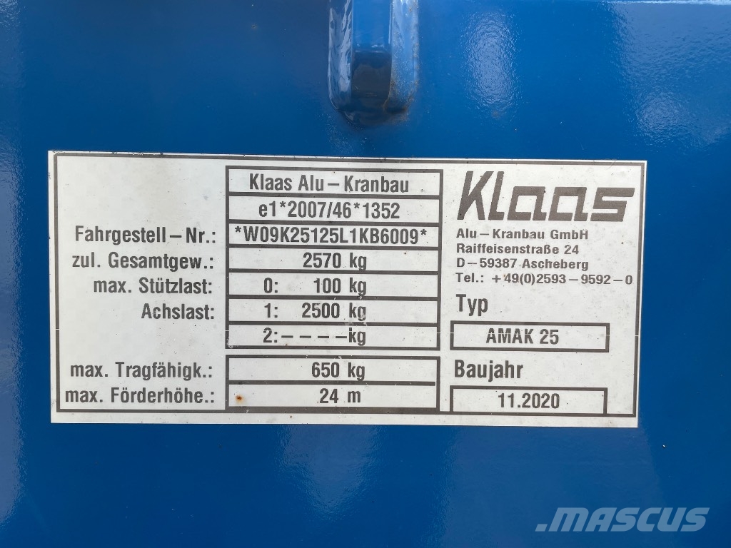 Amak 25 A/T 크레인