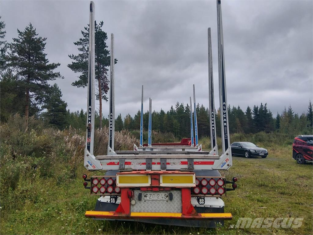 Närko puuperävaunu Tømmerhengere