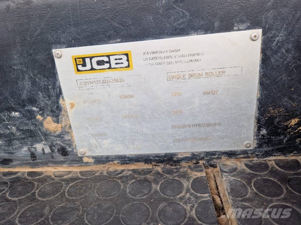 JCB Vibromax Vibromax VM 137 D * 2015r. * soil roller * Single drum rollers
