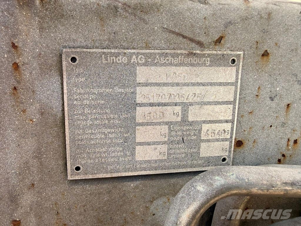 Linde H25D Dízel targoncák