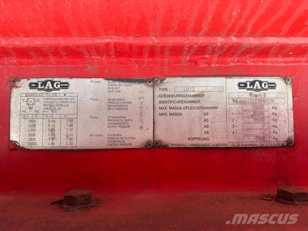 LAG L022 2 AS TANK MET SCHADE - 37500 LITER + SLANG & Tankopleggers