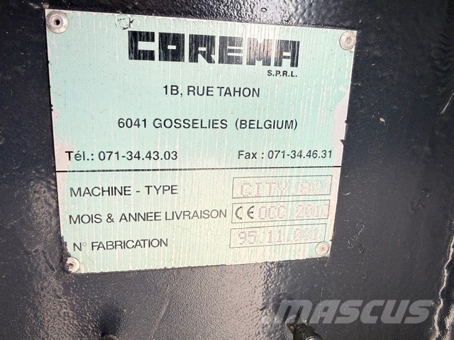 Lefort COREMA LEFORT CITY 80T Tin Baler SCRAB SHEAR Shredders