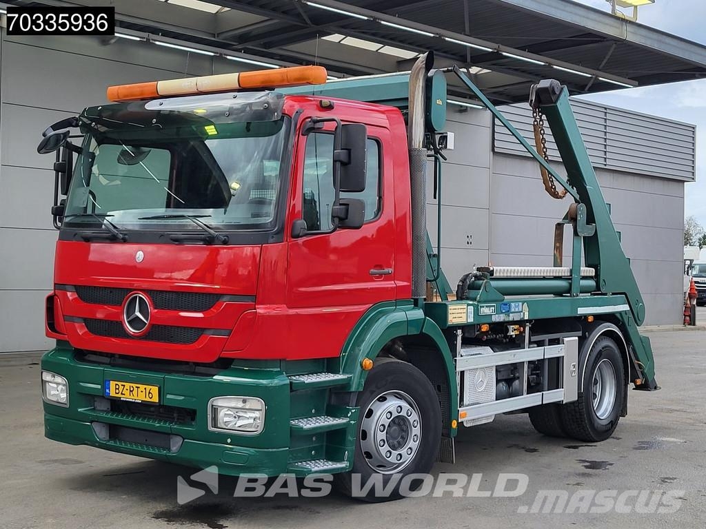 Mercedes-Benz Axor 1824 Axor 4X2 NL-Truck 14tons HYVA skiploader Camiones portacubetas