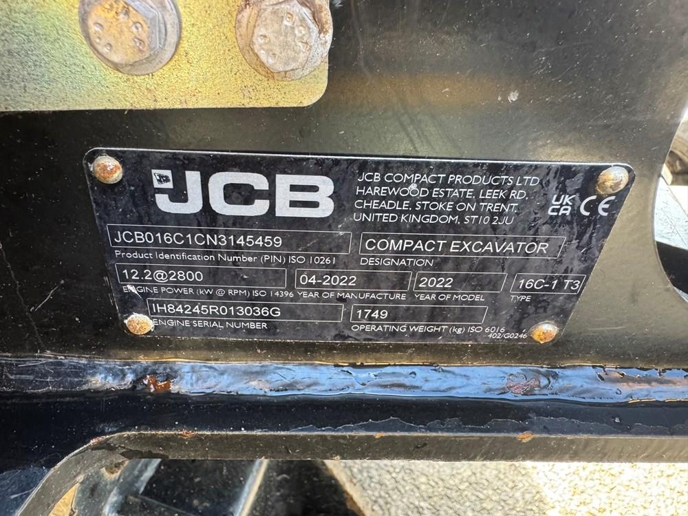 JCB 16C-1 Mini excavators < 7t (Mini diggers)