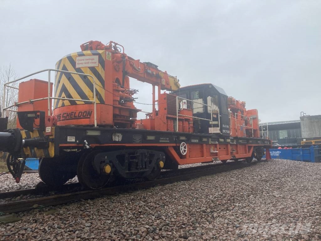 Cowans Sheldon TRM Tracklayer rail Crane grue Održavanje železničkih pruga
