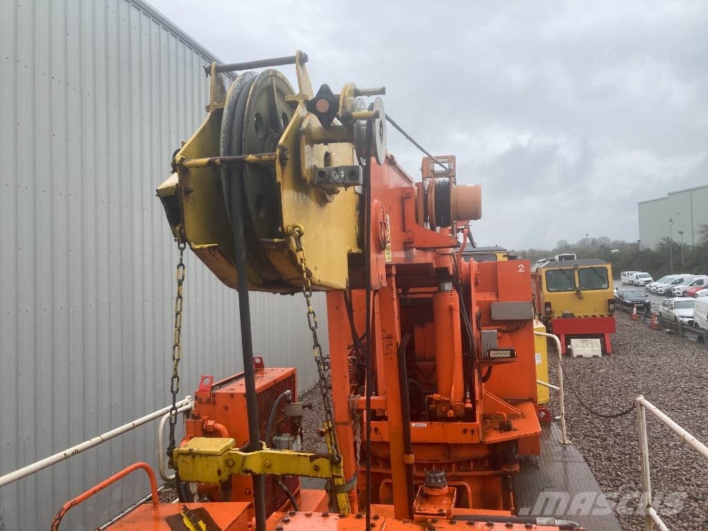 Cowans Sheldon TRM Tracklayer rail Crane grue Održavanje železničkih pruga