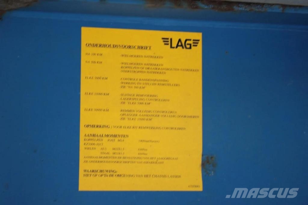 LAG CARRIER + MAXIMA 1300 نصف مقطورات بدرجة حرارة قابلة للضبط
