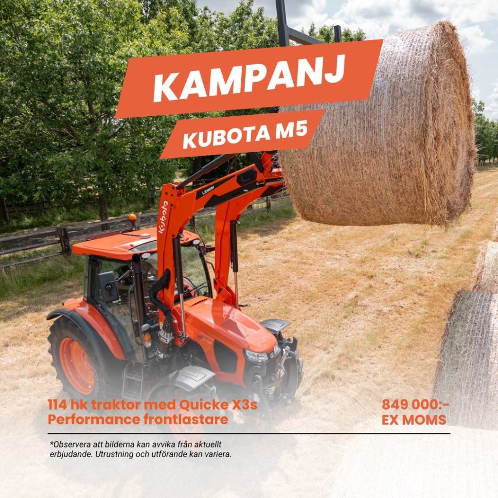Kubota M5-112 Traktorit