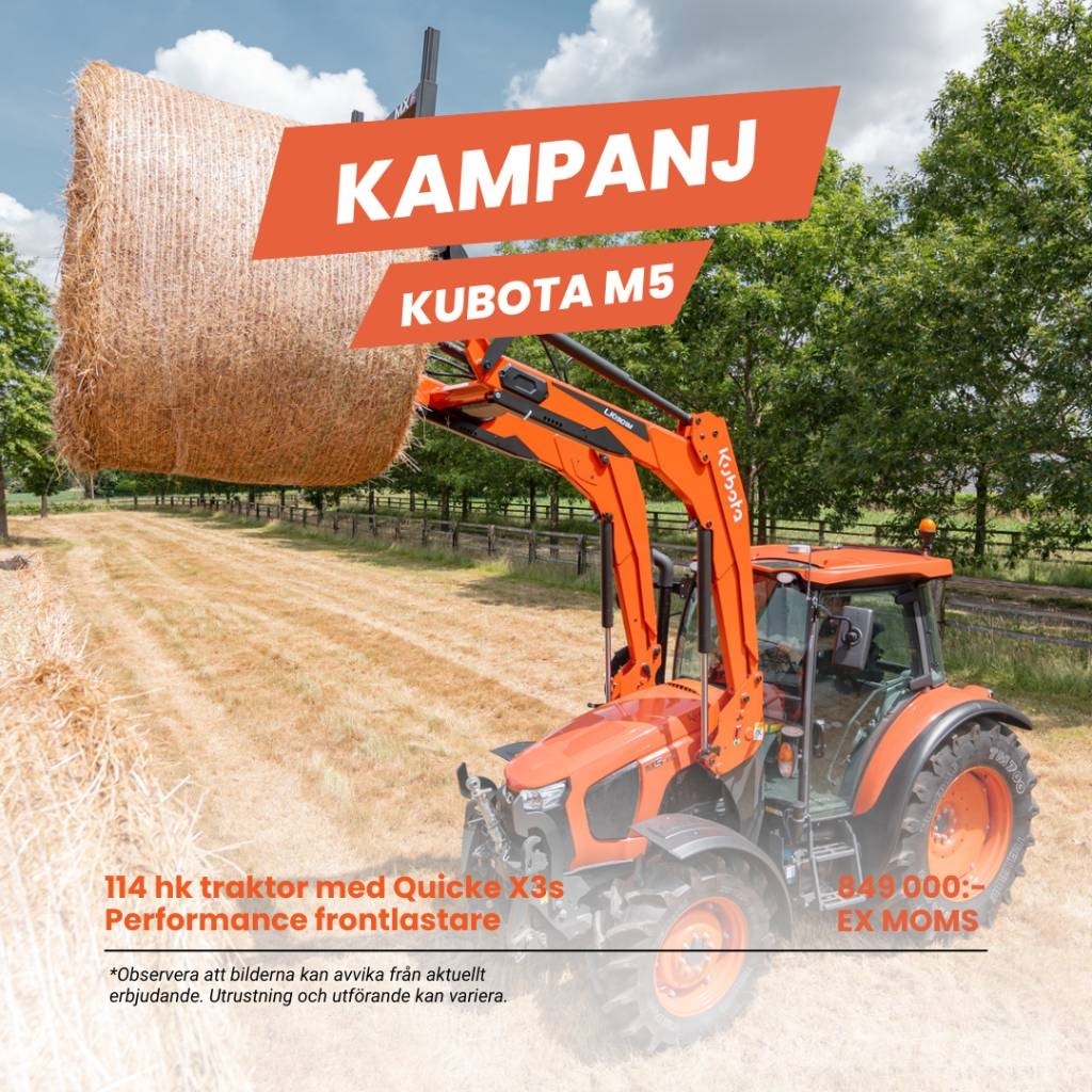 Kubota M5-112 Traktorit