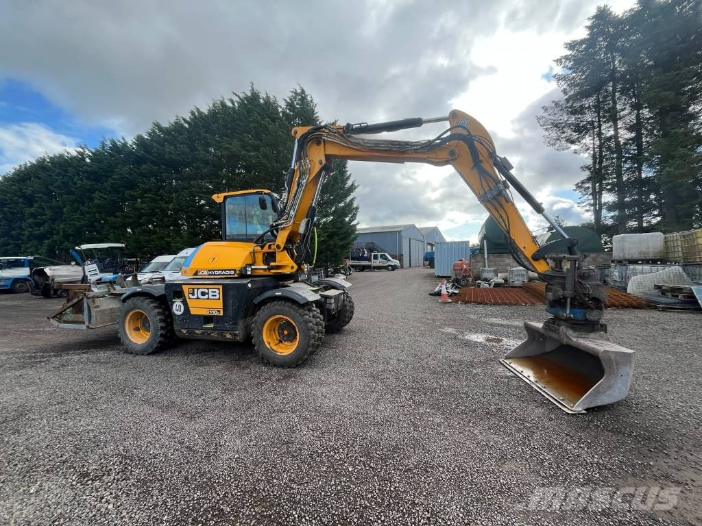 JCB Hydradig 110W Bagri na kolesih