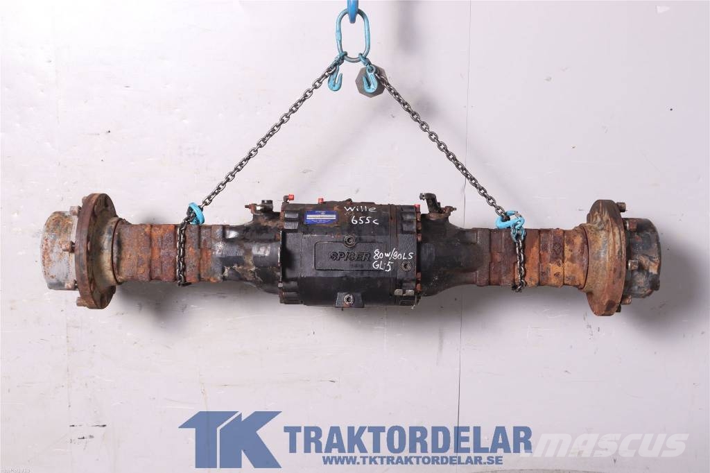 Wille 655C Framvagn Aksler