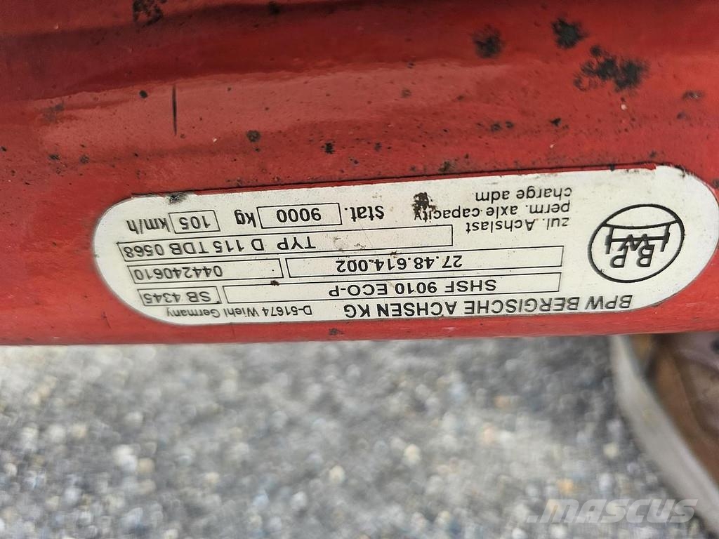 BPW SHSF 9010 ECO-P Ejes