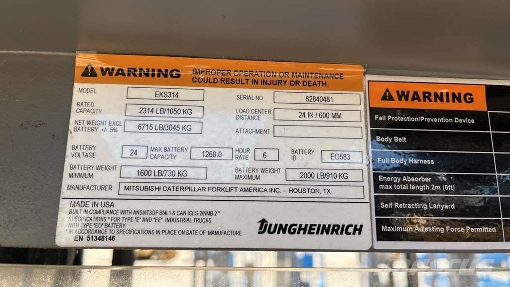Jungheinrich EKS314 Picker 그 외 지게차