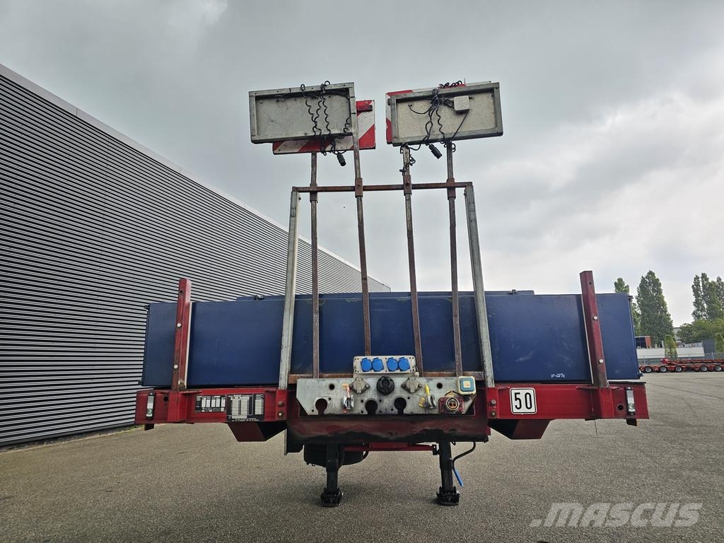 Nooteboom MCO-58-04V / 2 x EXTENDABLE / STEERING AXLE Ημιρυμούλκες με χαμηλό δάπεδο