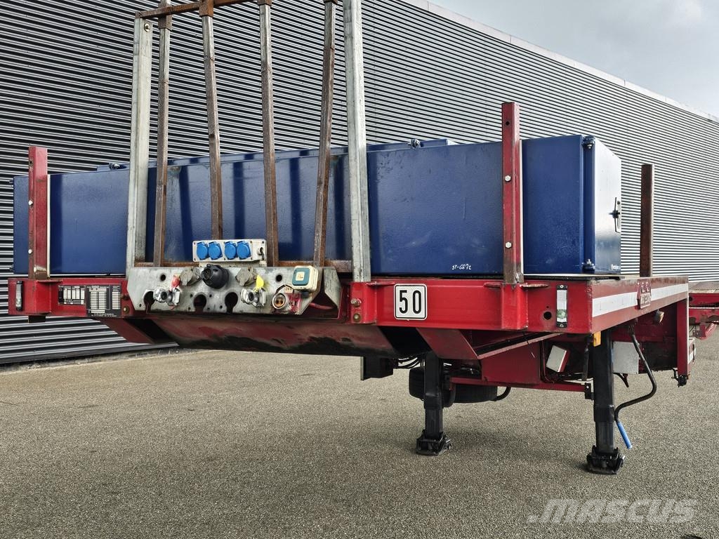 Nooteboom MCO-58-04V / 2 x EXTENDABLE / STEERING AXLE Ημιρυμούλκες με χαμηλό δάπεδο