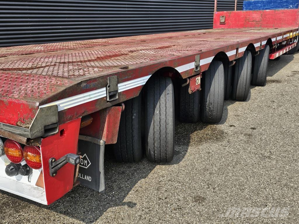 Nooteboom MCO-58-04V / 2 x EXTENDABLE / STEERING AXLE Ημιρυμούλκες με χαμηλό δάπεδο