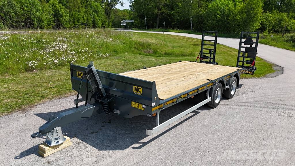 NC 2axl maskintrailer 16T lastvikt Nizki nakladalci