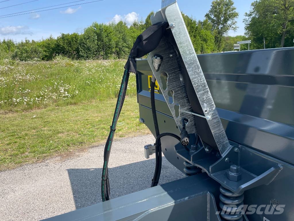 NC 2axl maskintrailer 16T lastvikt Nizki nakladalci