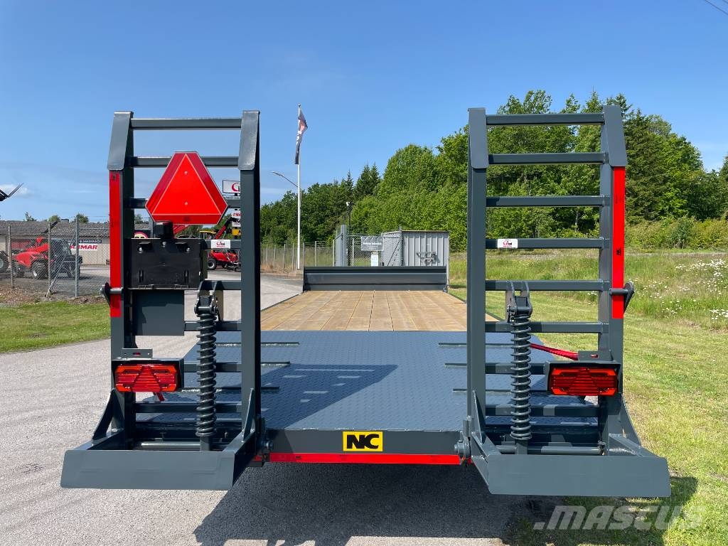 NC 2axl maskintrailer 16T lastvikt Nizki nakladalci
