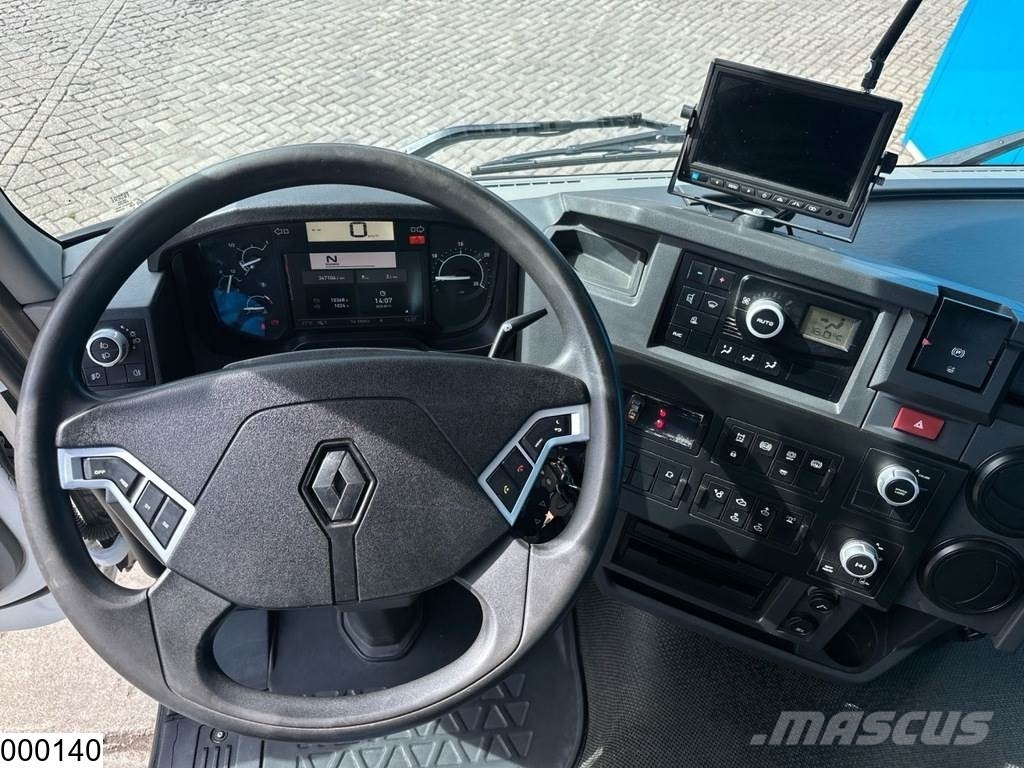 Renault C 430 8X4, EURO 6, HIAB, Remote Flatbed kamyonlar