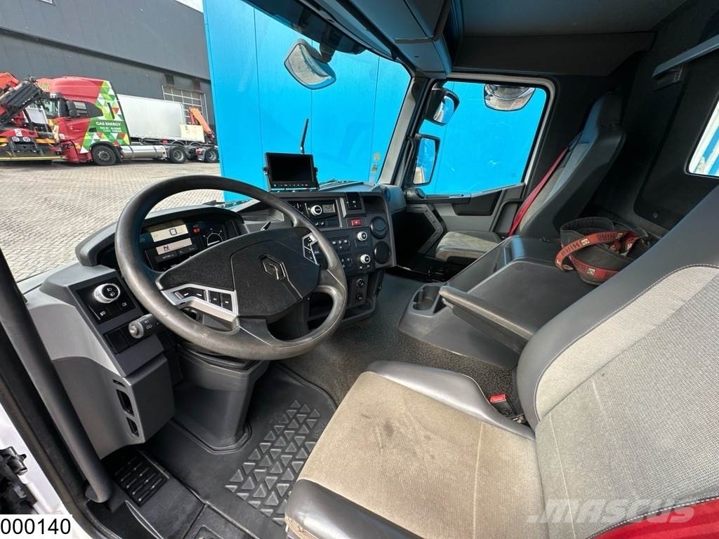Renault C 430 8X4, EURO 6, HIAB, Remote Flatbed kamyonlar
