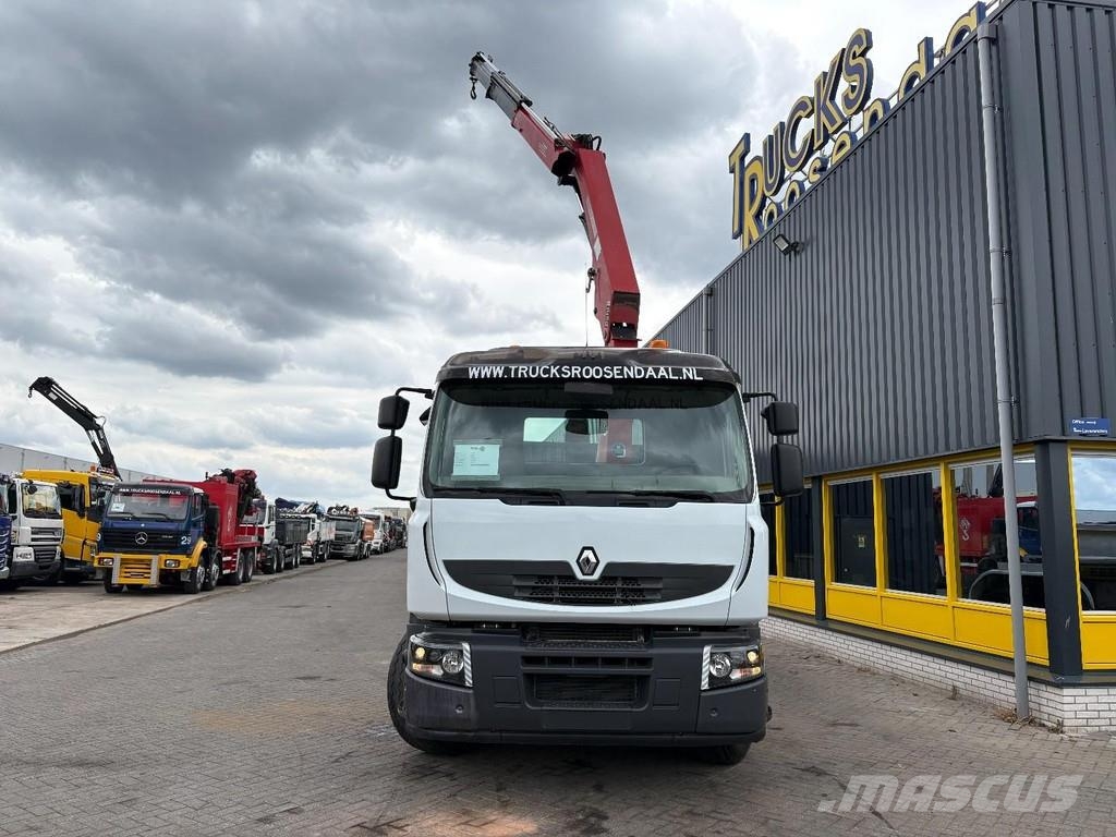 Renault Premium 370DXI + HMF 1430 K3 + 6X4 + HOOKSYTEM + E Mobiilinosturit