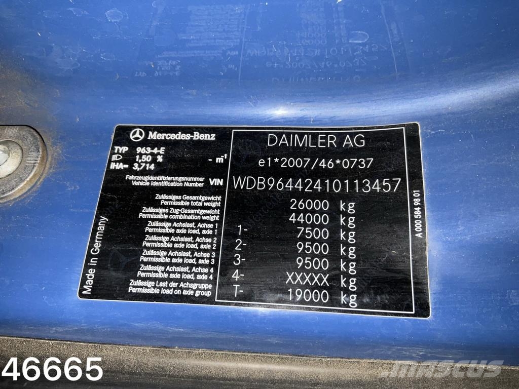 Mercedes-Benz Arocs 2645 6x4 Euro 6 Kipphydrauliek! Sattelzugmaschinen