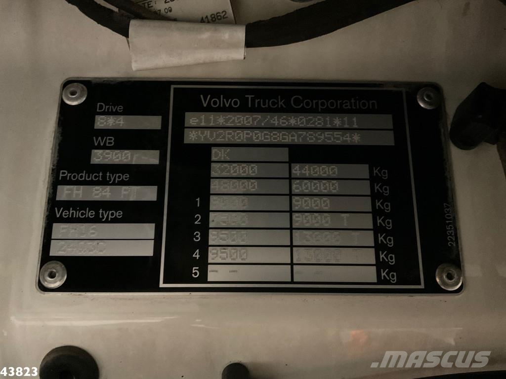 Volvo FH 16.750 8x4 Euro 6 Tridem Hydrauliek Prime Movers
