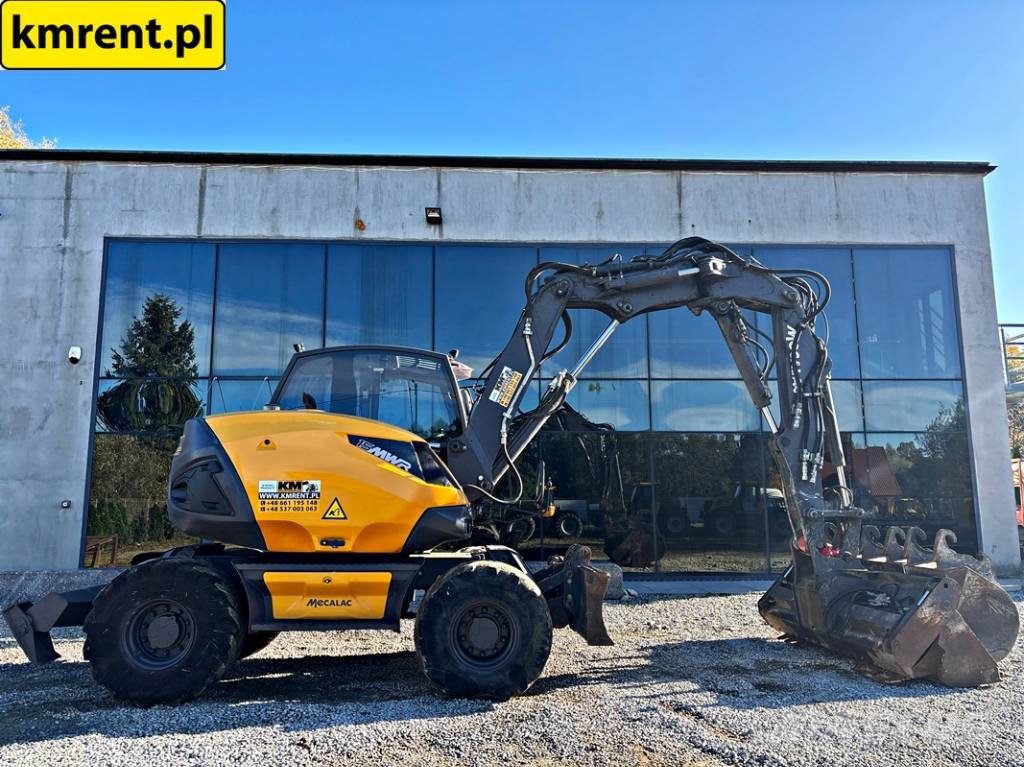 Mecalac 15 MWR KOPARKA KOŁOWA 2018R | KOMATSU PW 140, 160, Ratasekskavaatorid