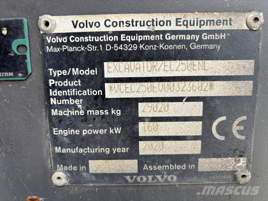 Volvo EC 250 ENL (Two buckets) Koparki gąsienicowe