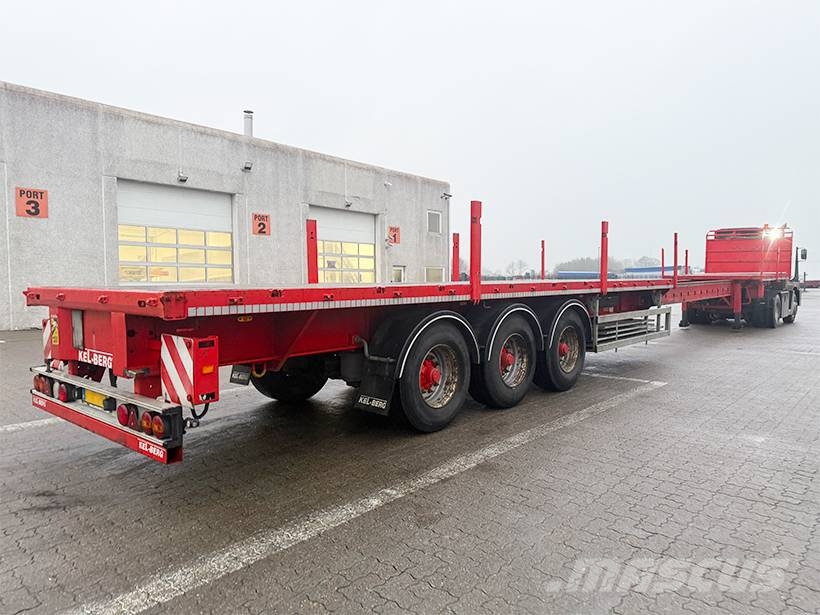 Kel-Berg Extendable / Ausziehbarer auflieger Vlakke laadvloeren