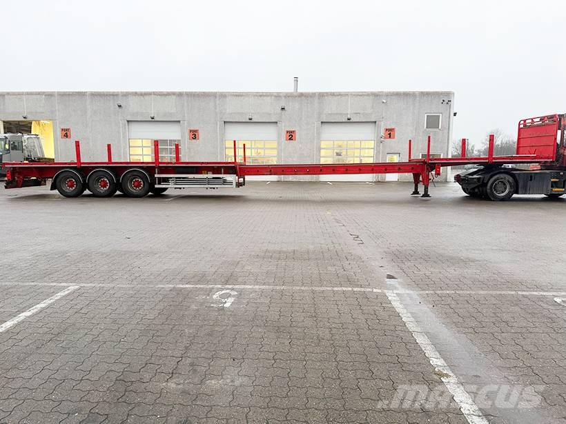 Kel-Berg Extendable / Ausziehbarer auflieger Vlakke laadvloeren