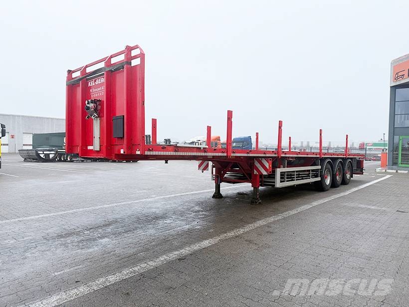 Kel-Berg Extendable / Ausziehbarer auflieger Vlakke laadvloeren