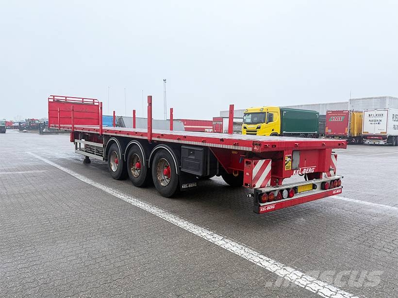 Kel-Berg Extendable / Ausziehbarer auflieger Vlakke laadvloeren