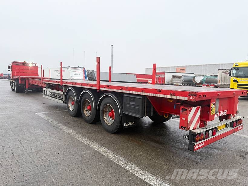 Kel-Berg Extendable / Ausziehbarer auflieger Vlakke laadvloeren